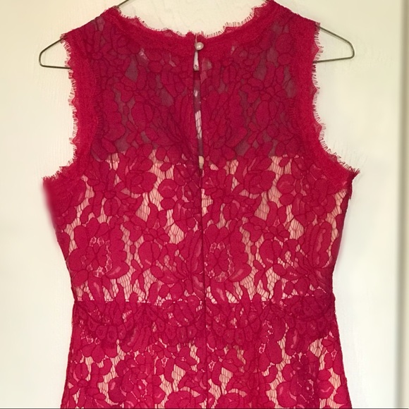Pink lace dress, sheer detailing! - Picture 5 of 5